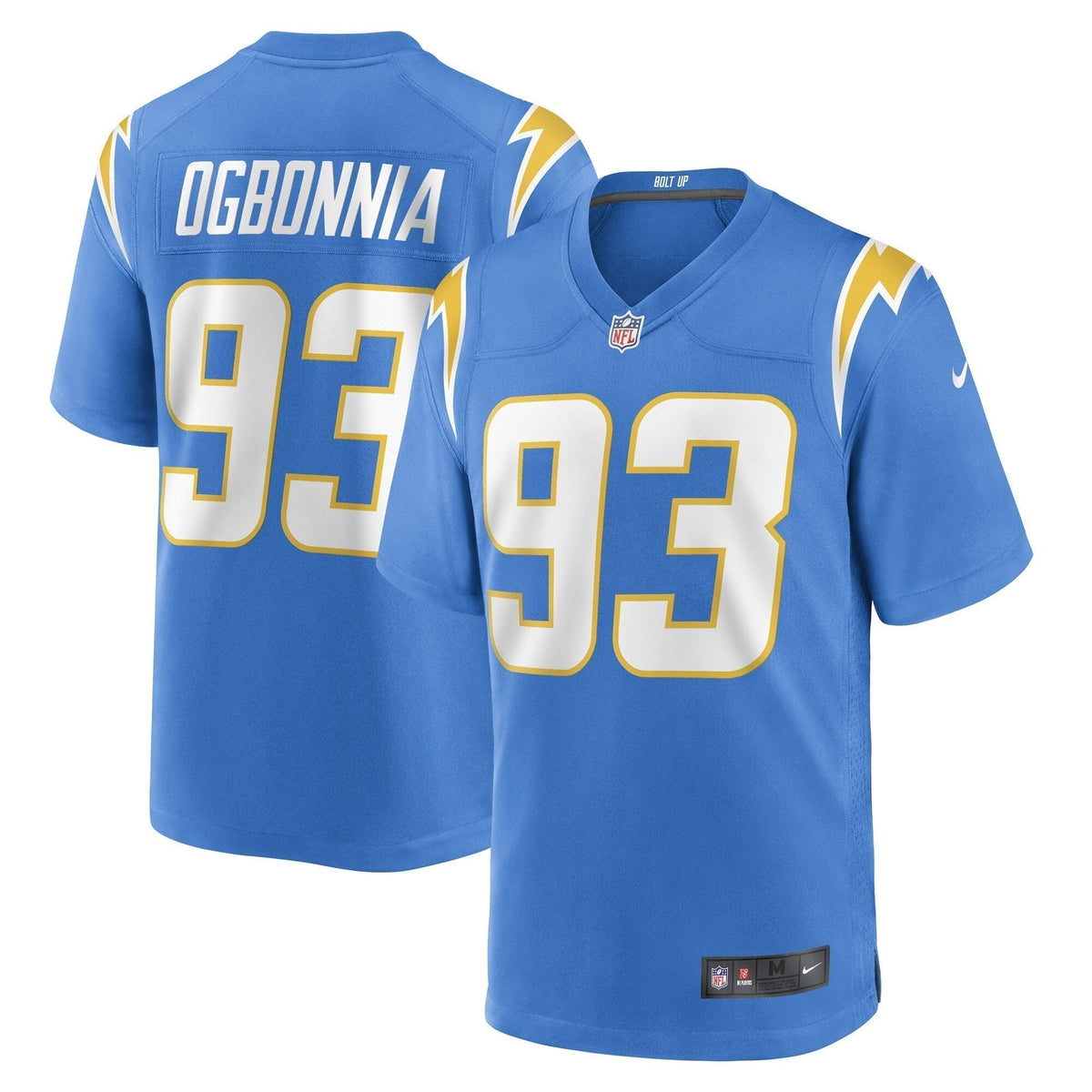 Otito Ogbonnia Los Angeles Chargers Nike Game   Jersey - Powder Blue