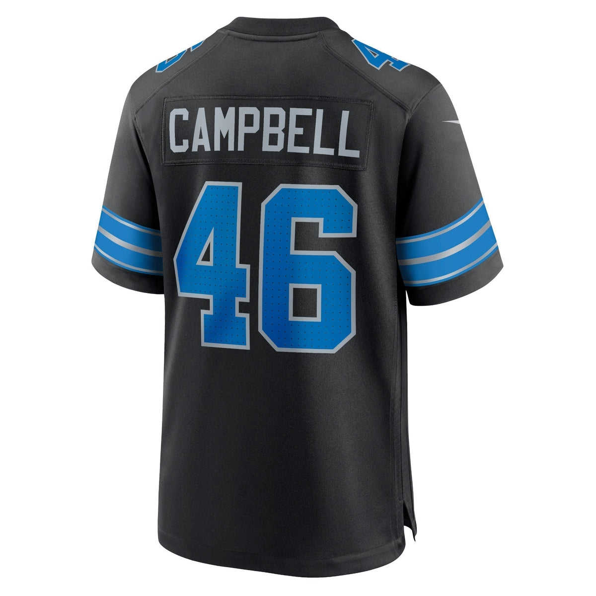 Jack Campbell Detroit Lions Nike 2nd Alternate Game Jersey - Black