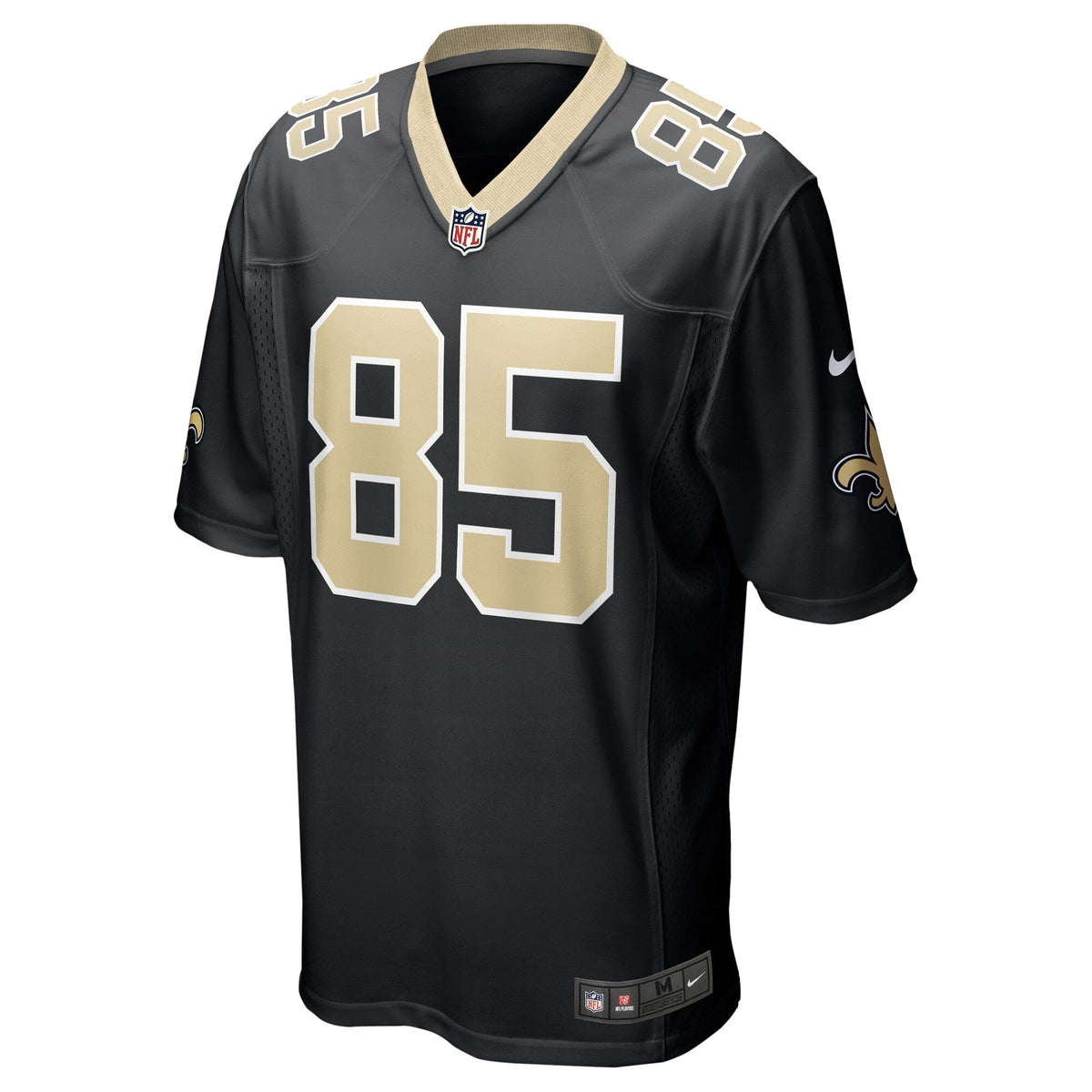 Jontre Kirklin New Orleans Saints Nike Team Game Jersey -  Black