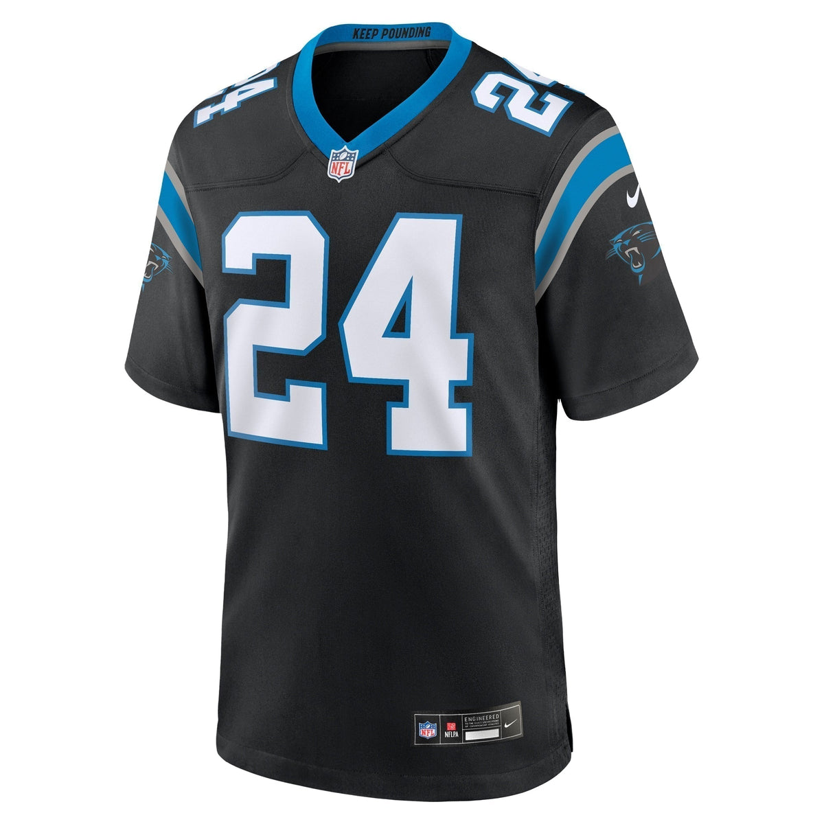 Jonathon Brooks Carolina Panthers Nike 2024 NFL Draft Game Jersey - Black