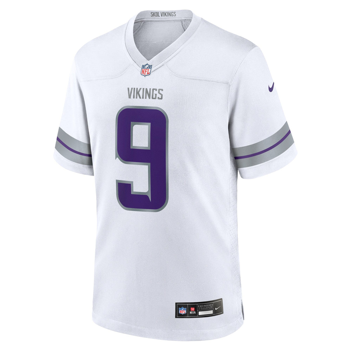 J.J. McCarthy Minnesota Vikings Nike Alternate Game   Jersey - White