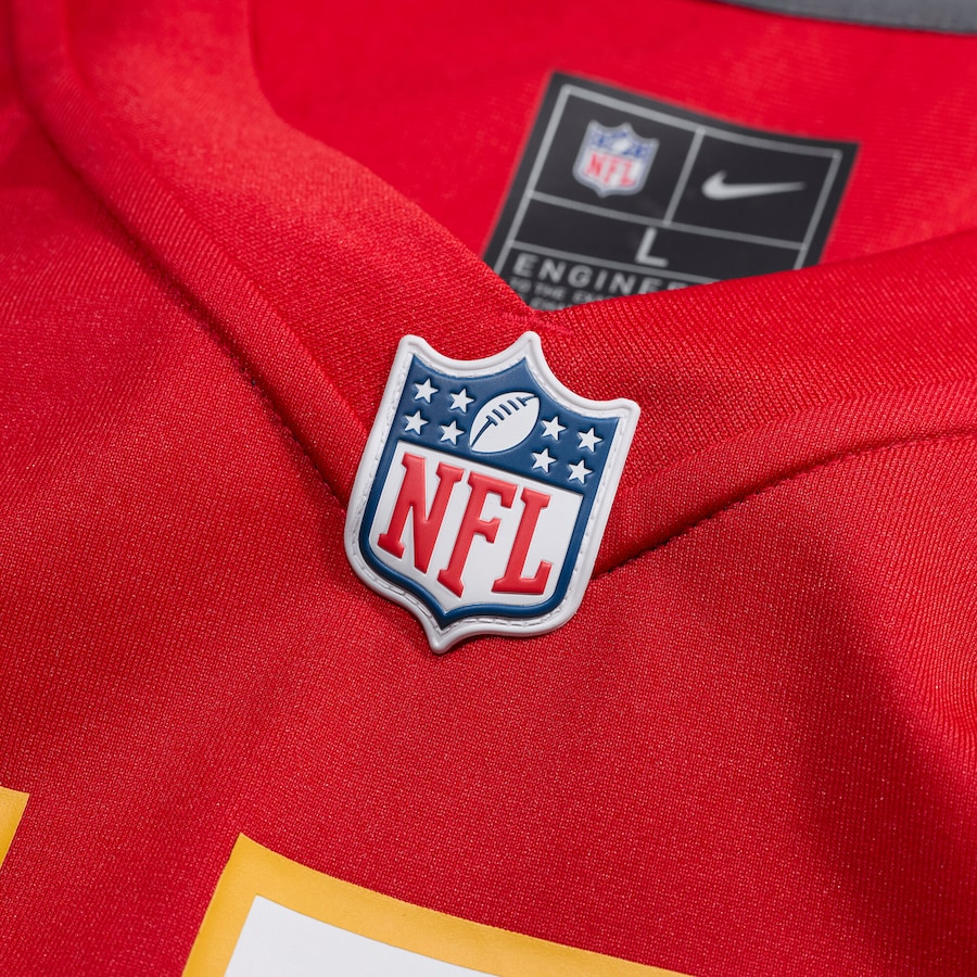 Men's Kansas City Chiefs Travis Kelce Nike Red Super Bowl LIX Game Jersey
