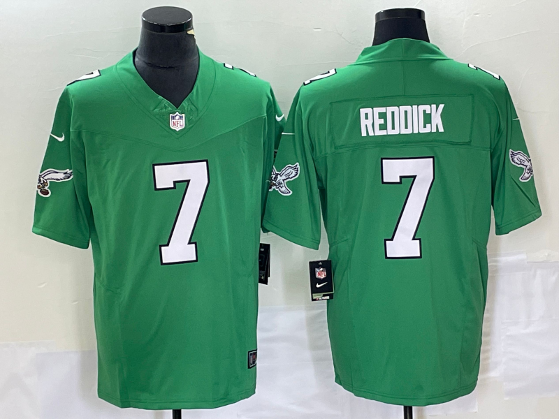 Men's Philadelphia Eagles Haason Reddick #7 Kelly Green Game Jersey1