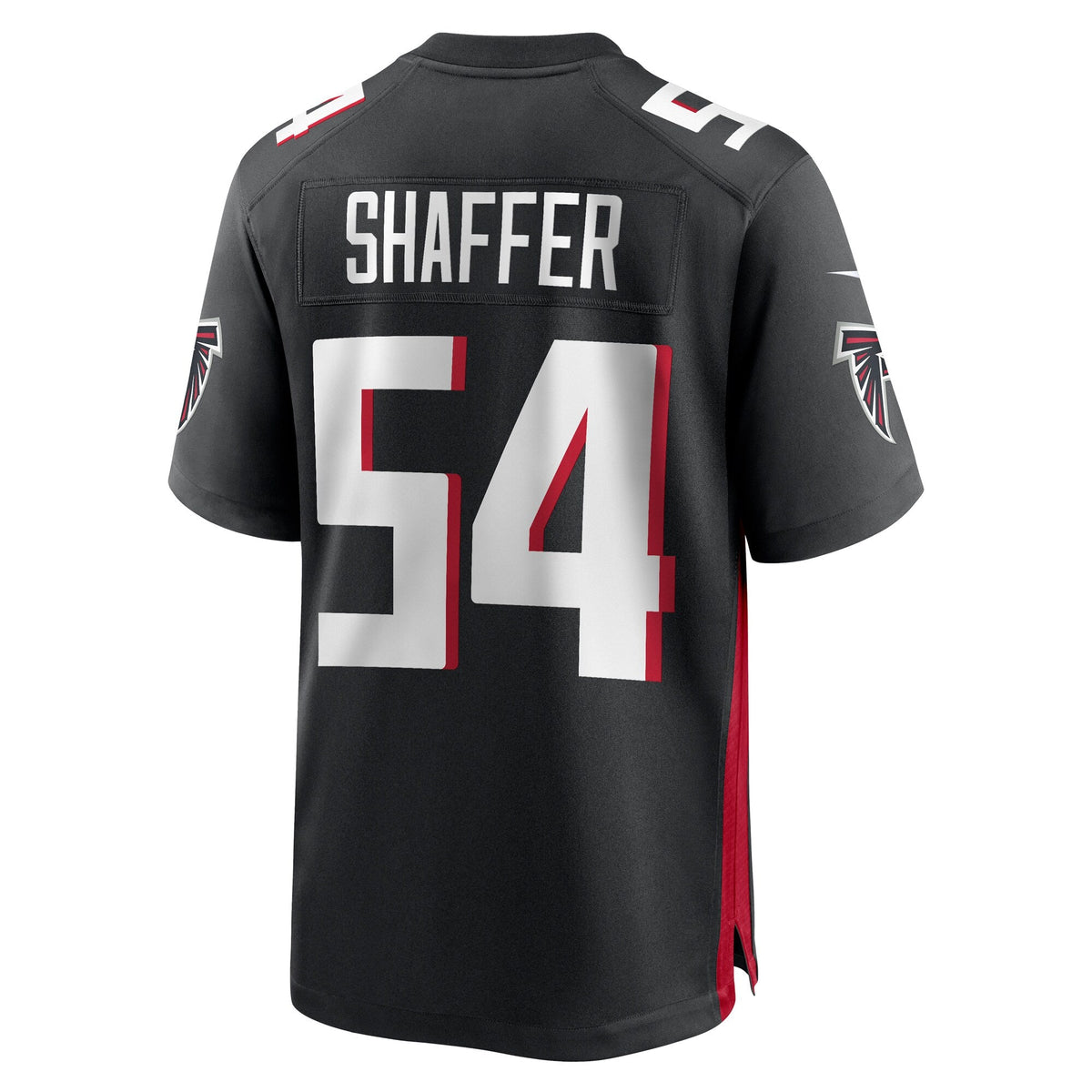 Justin Shaffer Atlanta Falcons Nike  Game Jersey -  Black