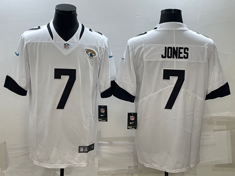 Men's Jacksonville Jaguars Zay Jones #7 White Game Jersey1