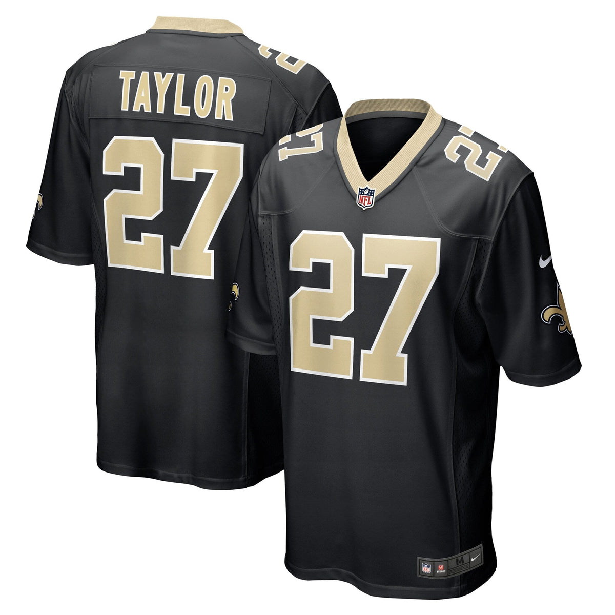 Alontae Taylor New Orleans Saints Nike Game   Jersey - Black