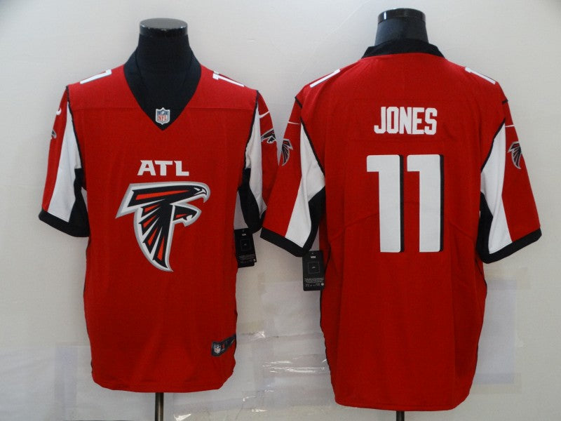 Men's Atlanta Falcons Julio Jones #11 Red Game Player Jersey1