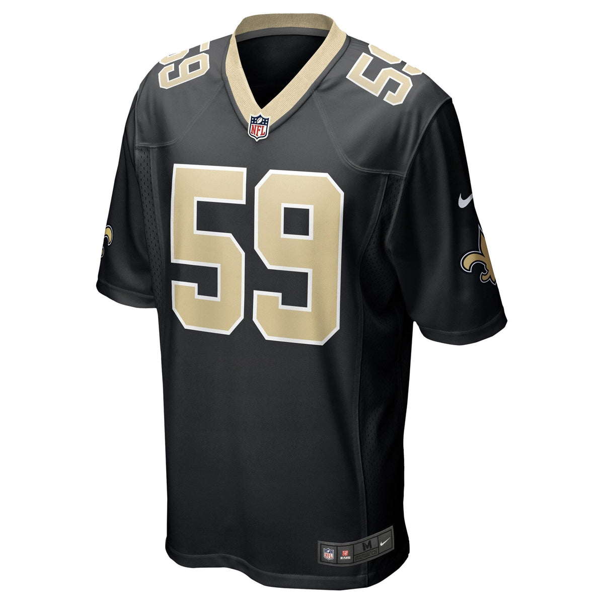 Jordan Jackson New Orleans Saints Nike Game   Jersey - Black
