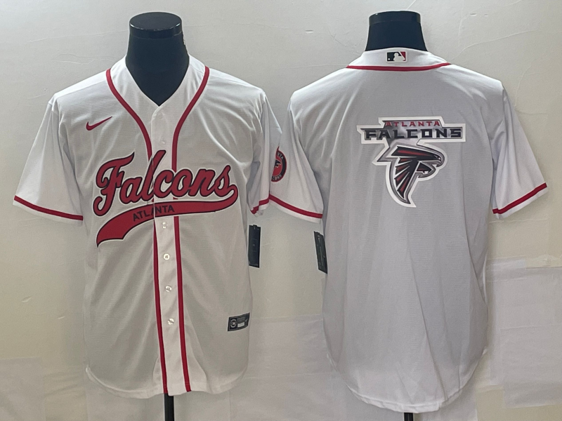 Men's Atlanta Falcons White Game Jersey1