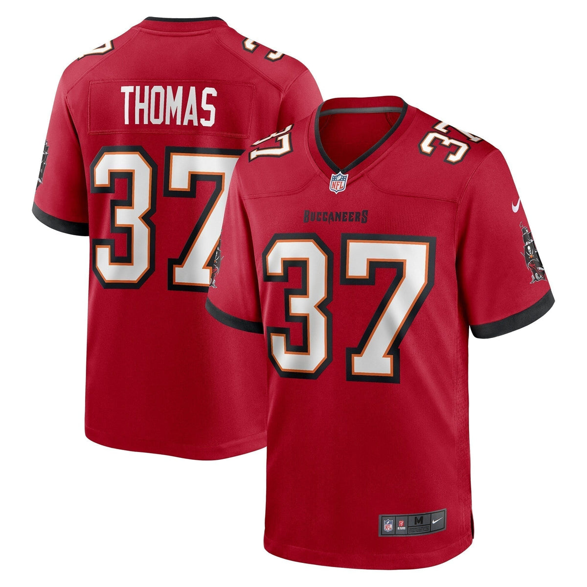 Tavierre Thomas Tampa Bay Buccaneers Nike  Game Jersey -  Red