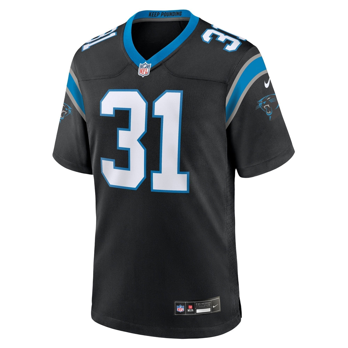 Lamar Jackson Carolina Panthers Nike  Game Jersey -  Black