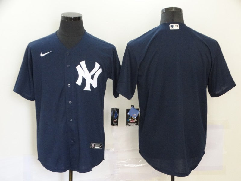 Men's New York Yankees Navy Alternate Blank Jersey1