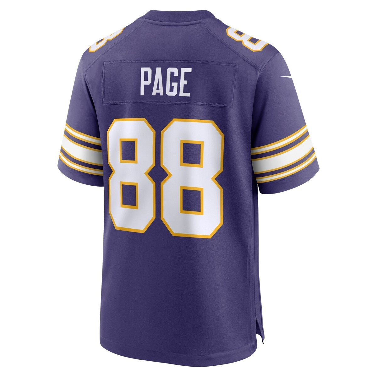 Alan Page Minnesota Vikings Nike Classic Retired   Jersey - Purple