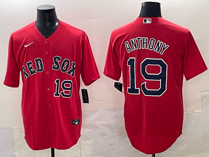 Men's Boston Red Sox Roman Anthony #19 Red Limited Player Jersey
