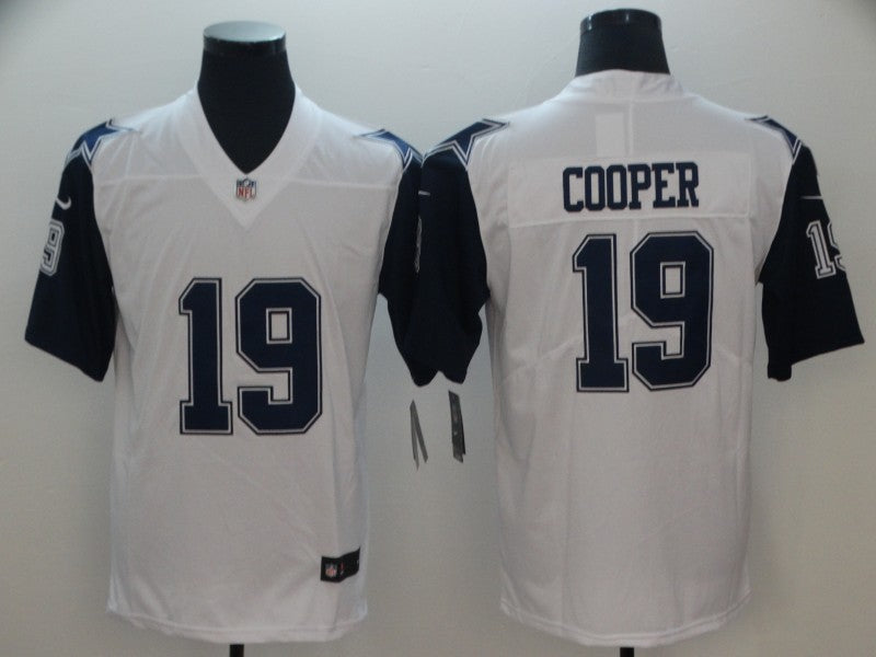 Men's Dallas Cowboys Amari Cooper #19 White Game Jersey1