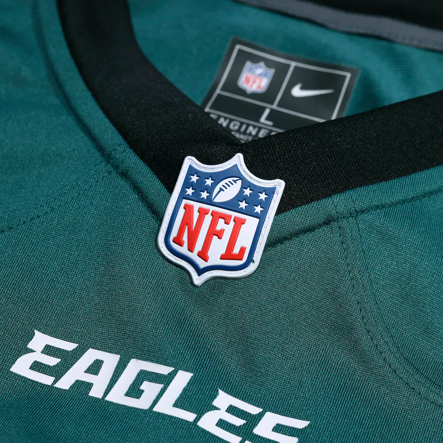 Men's Philadelphia Eagles Saquon Barkley Nike Carbon Green Super Bowl LIX Fashion Game Player Jersey