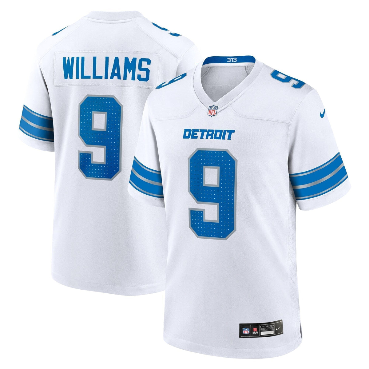 Jameson Williams Detroit Lions Nike White Game Jersey -  White