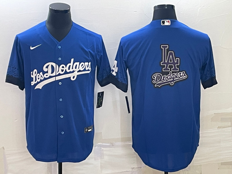 Men's Los Angeles Dodgers Blue Authentic Baseball Jersey1