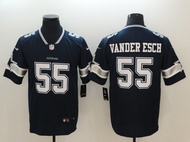 Men's Dallas cowboys Leighton Vander Esch Jersey-Blue