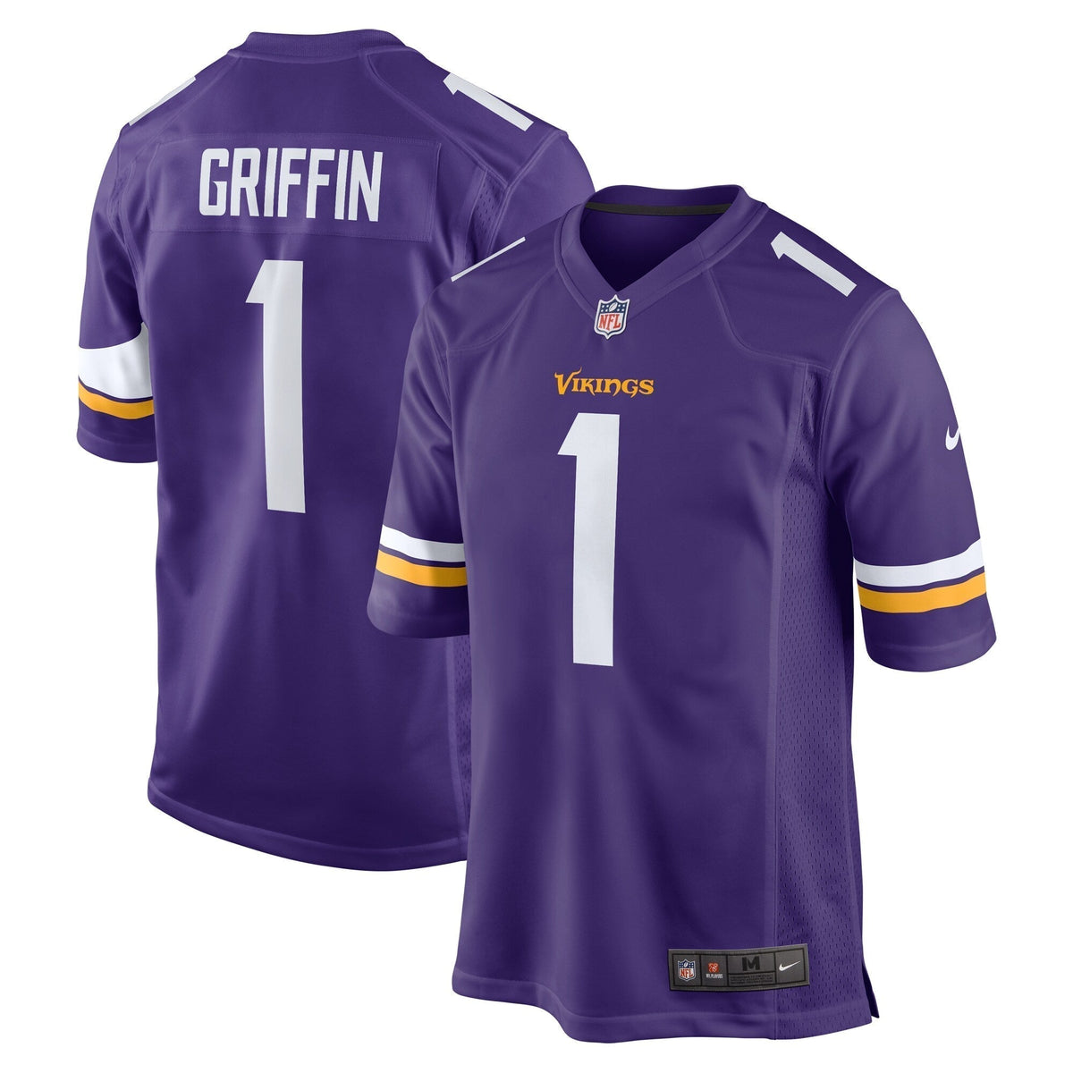 Shaquill Griffin Minnesota Vikings Nike Team Game Jersey -  Purple
