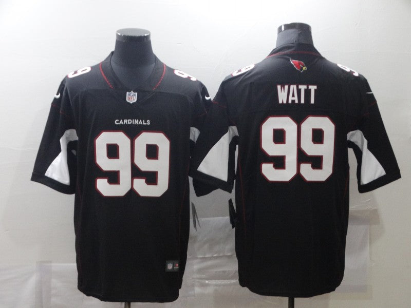 Men's Arizona Cardinals J.J. Watt #99 Black Alternate Game Jersey1