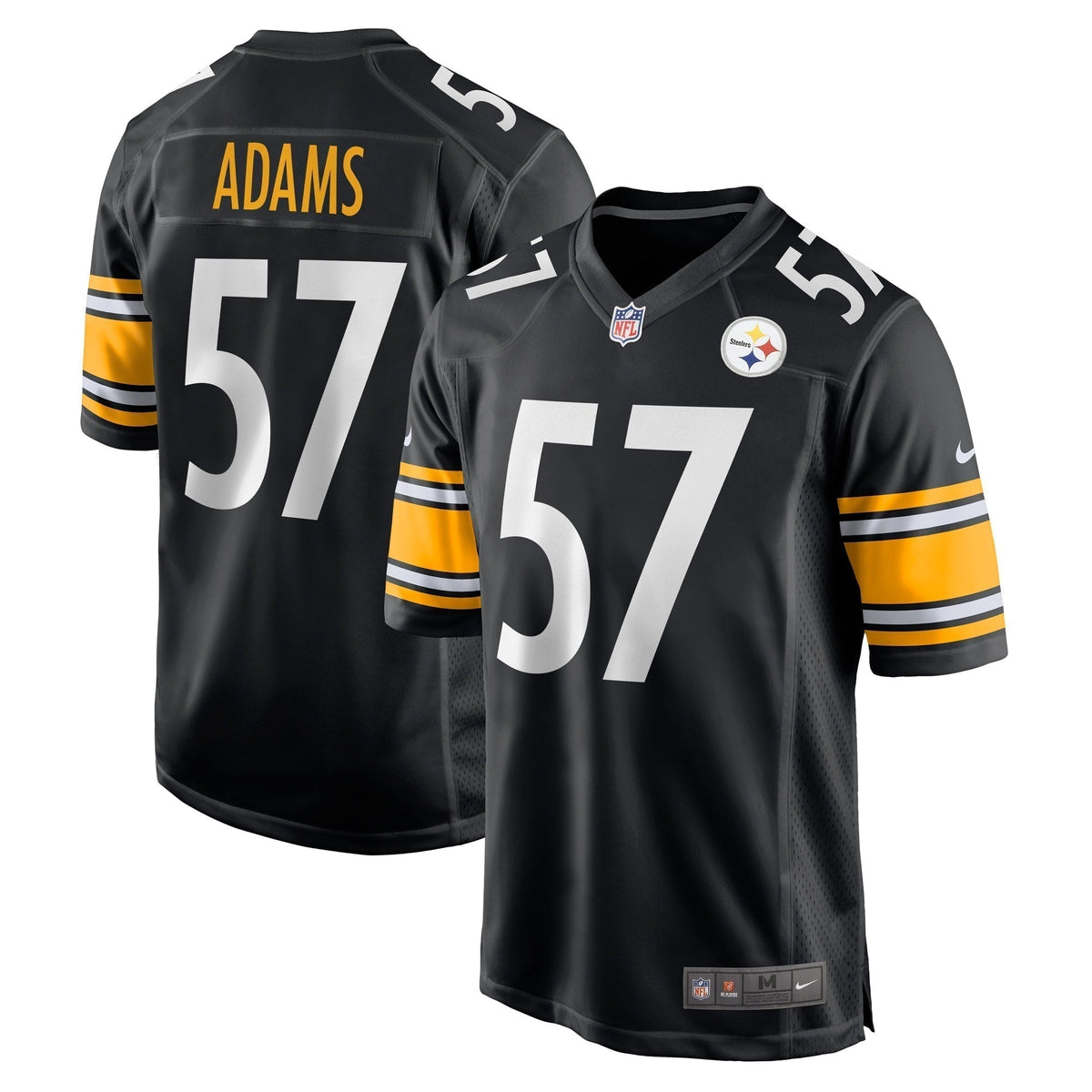 Montravius Adams Pittsburgh Steelers Nike Game   Jersey - Black