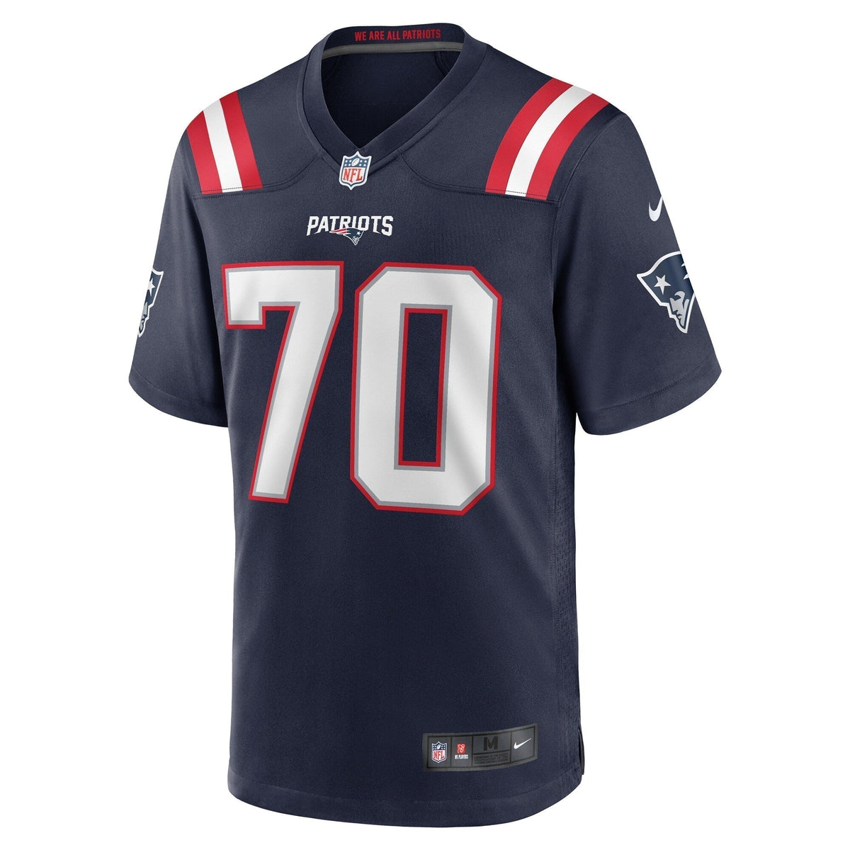 Jeremiah Pharms Jr. New England Patriots Nike Team Game Jersey -  Navy