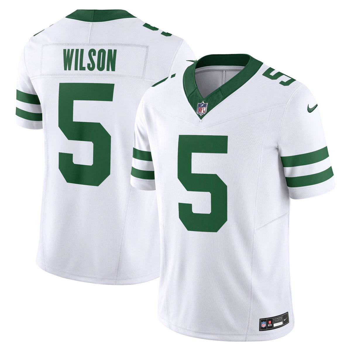 Garrett Wilson New York Jets Nike Vapor F.U.S.E. Limited Jersey  - Legacy White