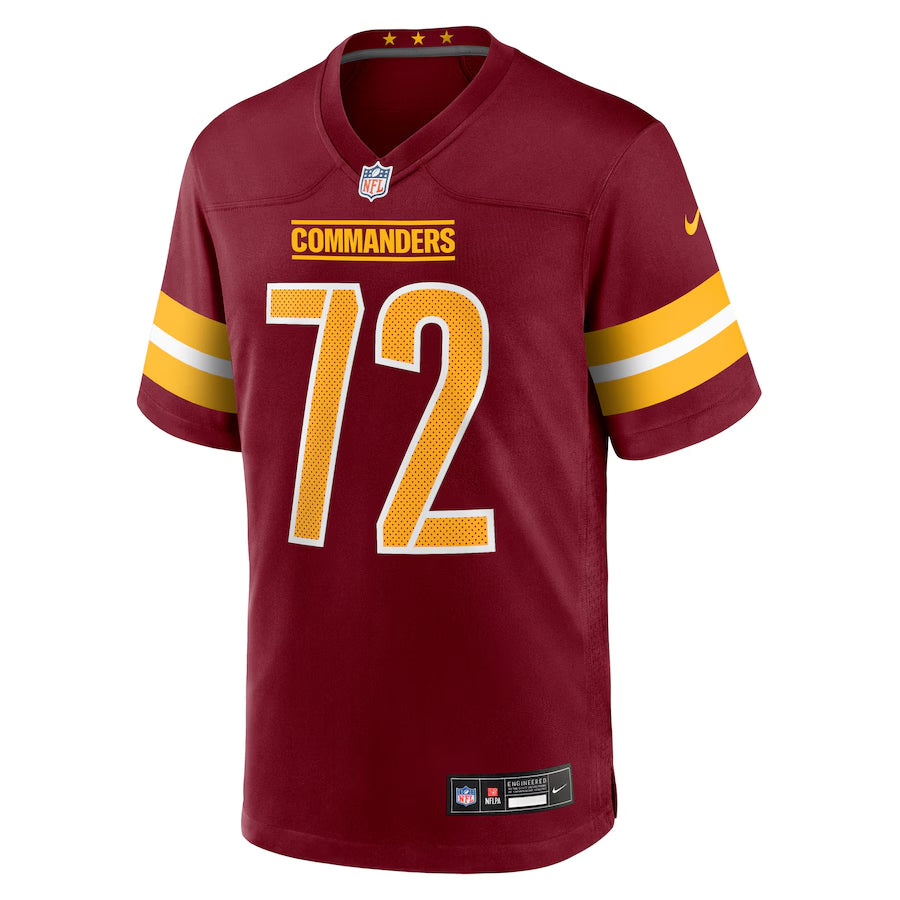 Men's Washington Commanders Josh Conerly Jr. Nike Burgundy 2025 NFL Draft First Round Pick Game Jersey