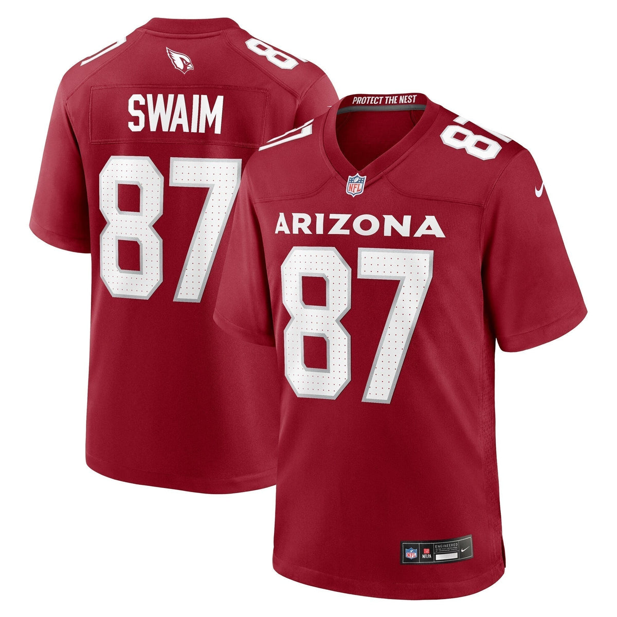 Geoff Swaim Arizona Cardinals Nike Team Game Jersey -  Cardinal