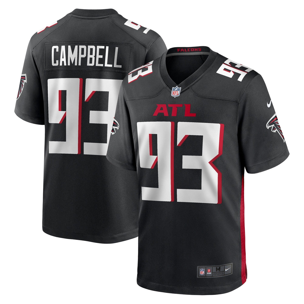 Calais Campbell Atlanta Falcons Nike Game   Jersey - Black