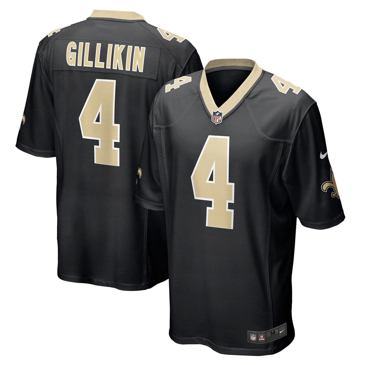 Blake Gilikin New Orleans Saints Nike Game   Jersey - Black
