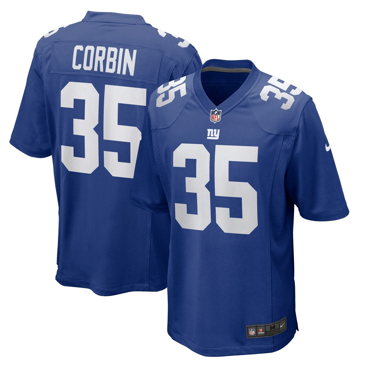 Jashaun Corbin New York Giants Nike Team Game Jersey -  Royal