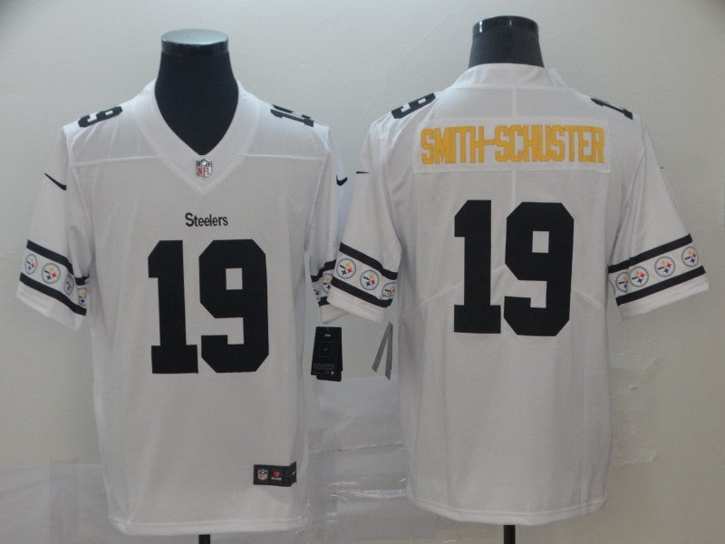 Men's Pittsburgh Steelers JuJu Smith-Schuster #19 White Player Game Jersey1