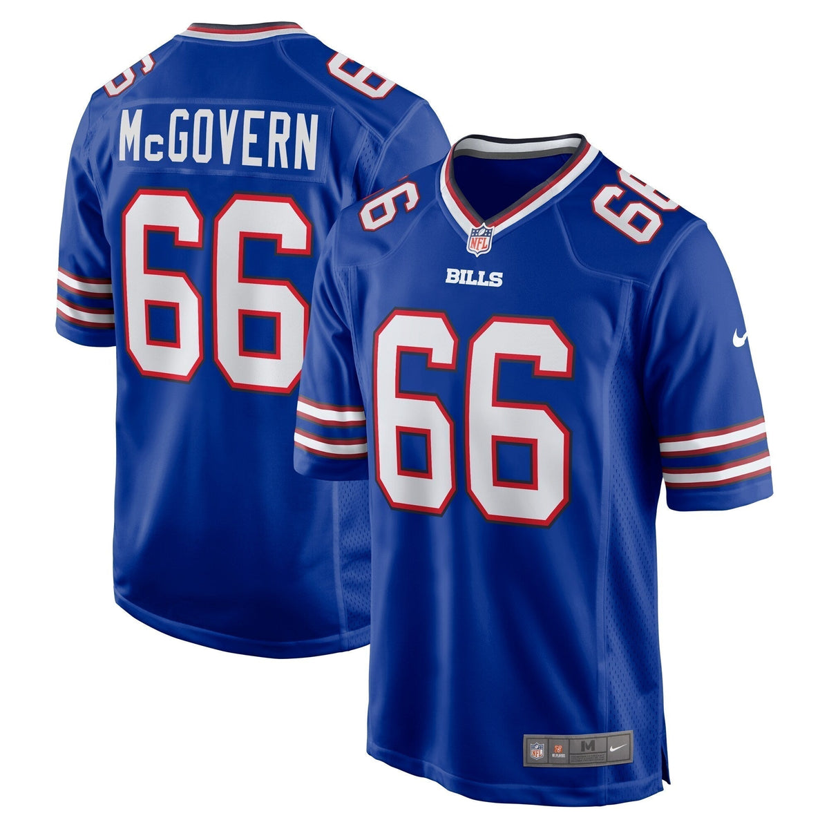 Connor McGovern Buffalo Bills Nike Game   Jersey - Royal
