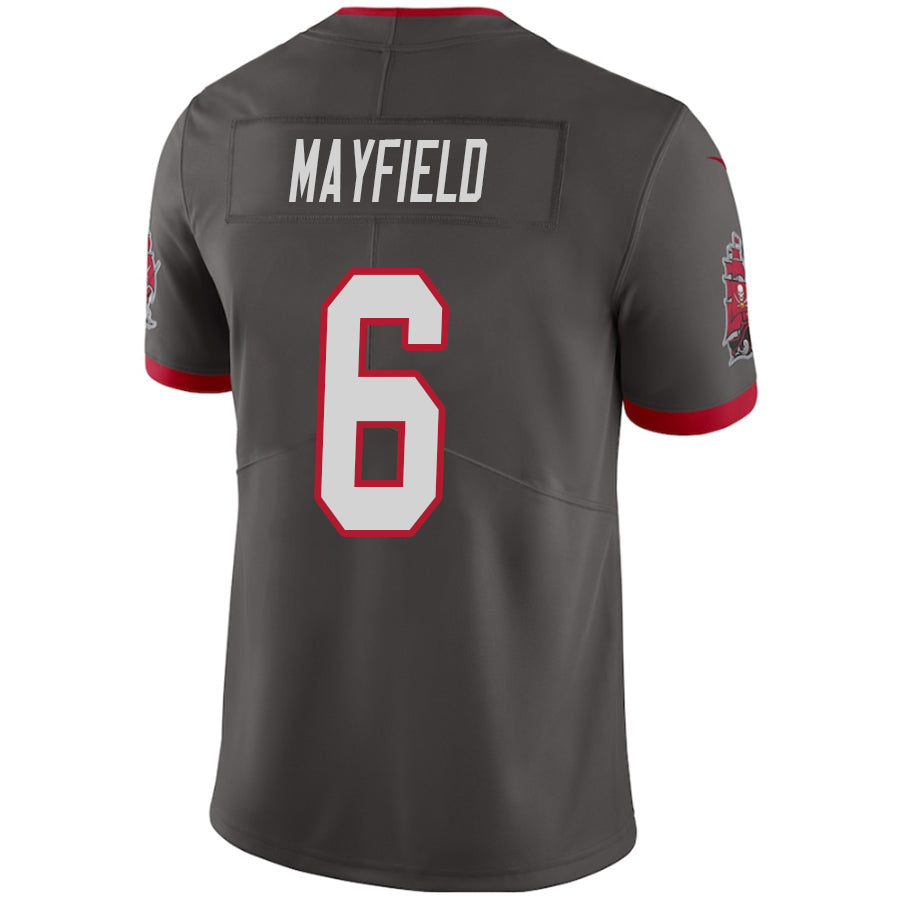 #6 Baker Mayfield Player TB.Buccaneers Pewter Game Football Jerseys