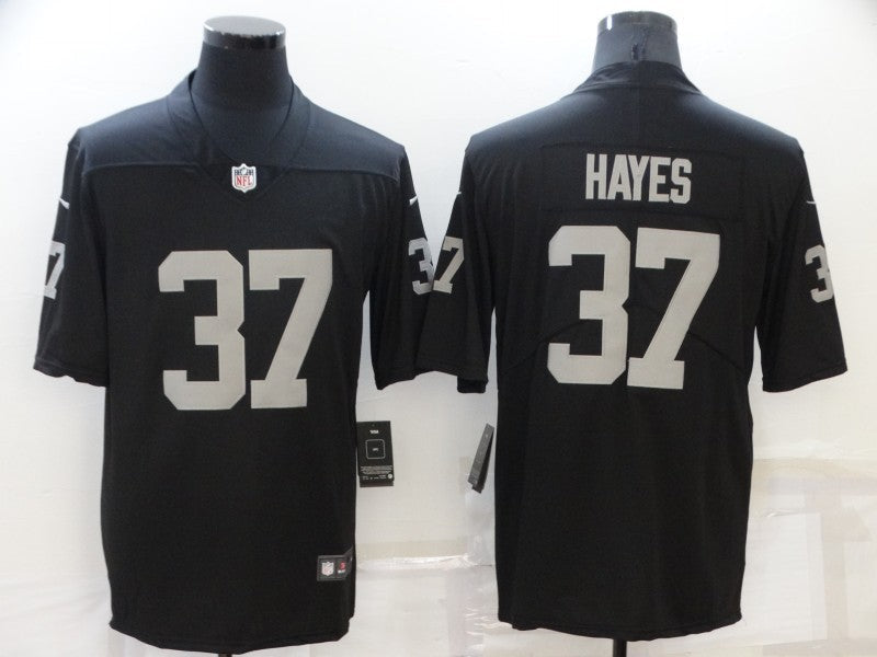 Men's Las Vegas Raiders Lester Hayes #37 Black Game Jersey1