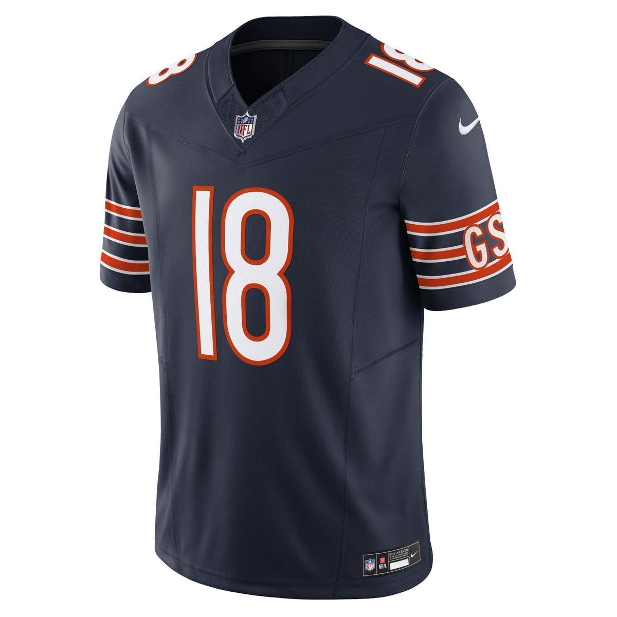 Caleb Williams Chicago Bears Nike Vapor F.U.S.E. Limited Jersey - Navy