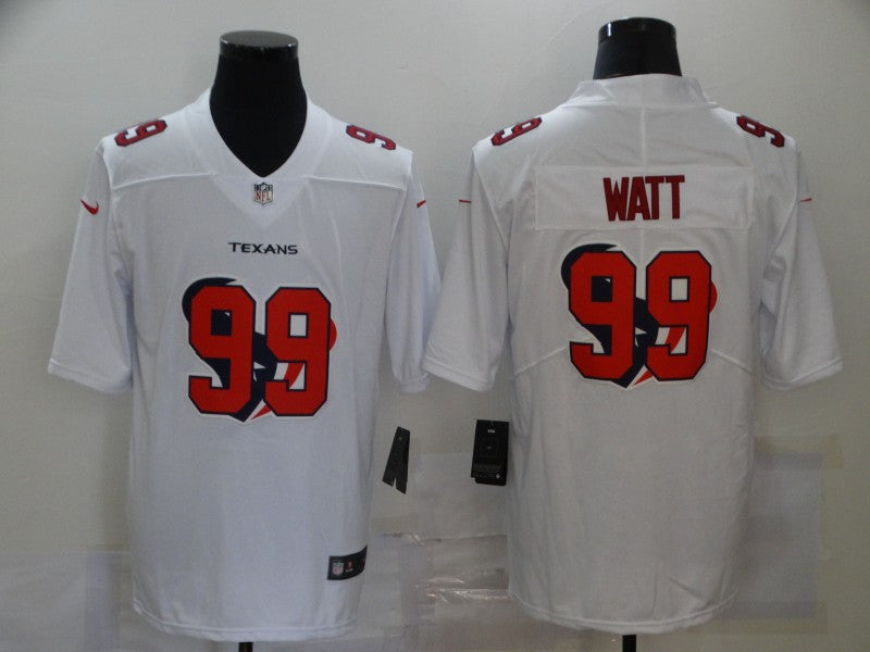 Men's Houston Texans J.J. Watt #99 White Game Jersey1