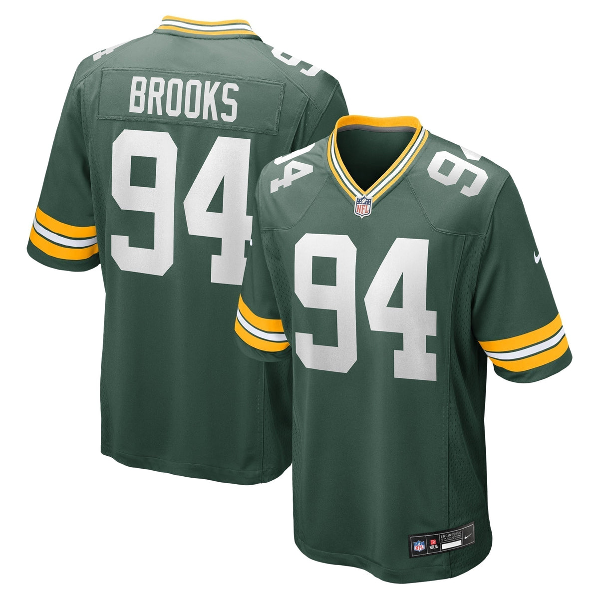 Karl Brooks Green Bay Packers Nike  Game Jersey -  Green