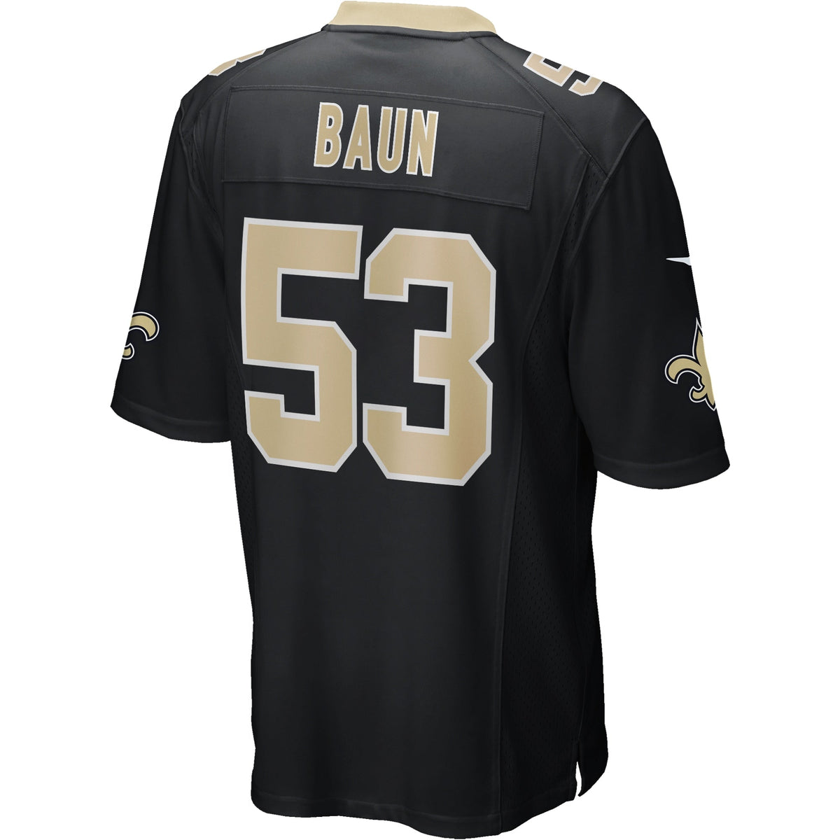 Zack Baun New Orleans Saints Nike Game   Jersey - Black