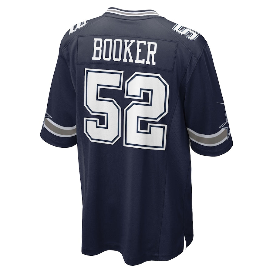 Men's Dallas Cowboys Tyler Booker Nike Navy 2025 NFL Draft First Round Pick Game Jersey
