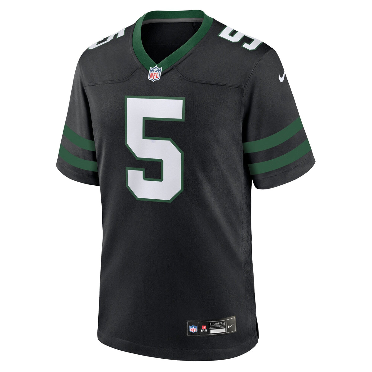 Garrett Wilson New York Jets Nike Alternate Game Jersey - Legacy Black