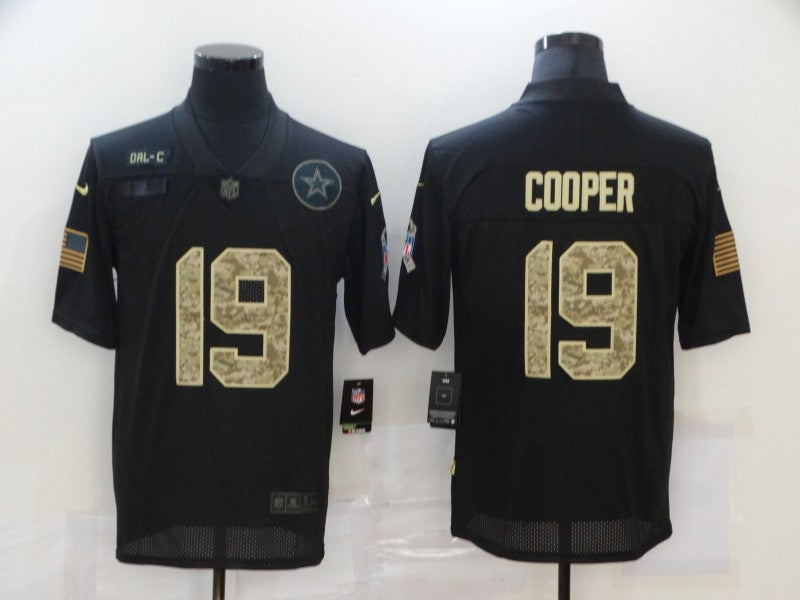 Men's Dallas Cowboys #19 Amari Cooper Black Game Player Jersey1
