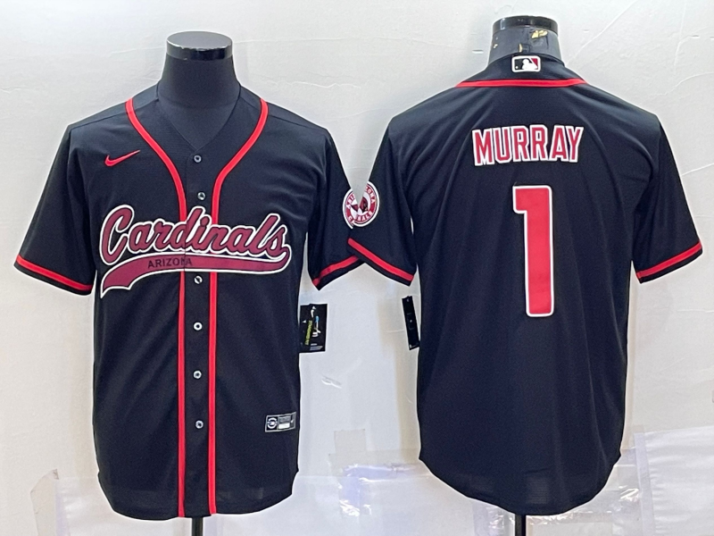 Men's Arizona Cardinals Black Blank Jersey1