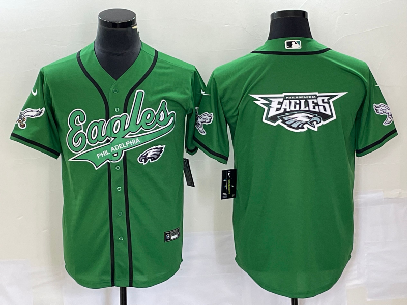 Men's Philadelphia Eagles Kelly Green Game Jersey1