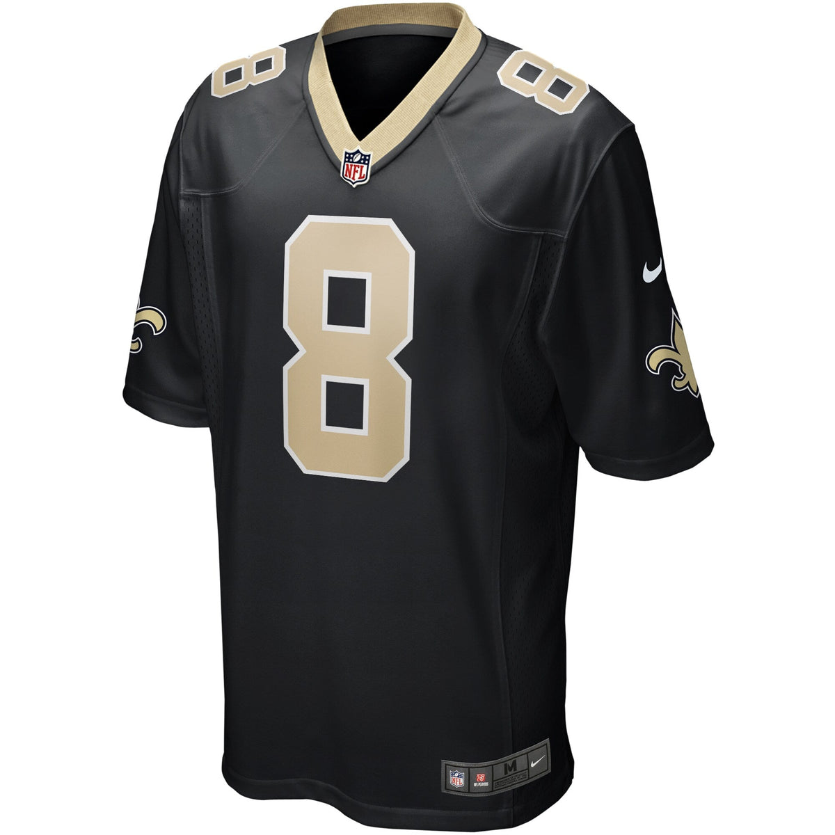 Archie Manning New Orleans Saints Nike Game Retired   Jersey - Black
