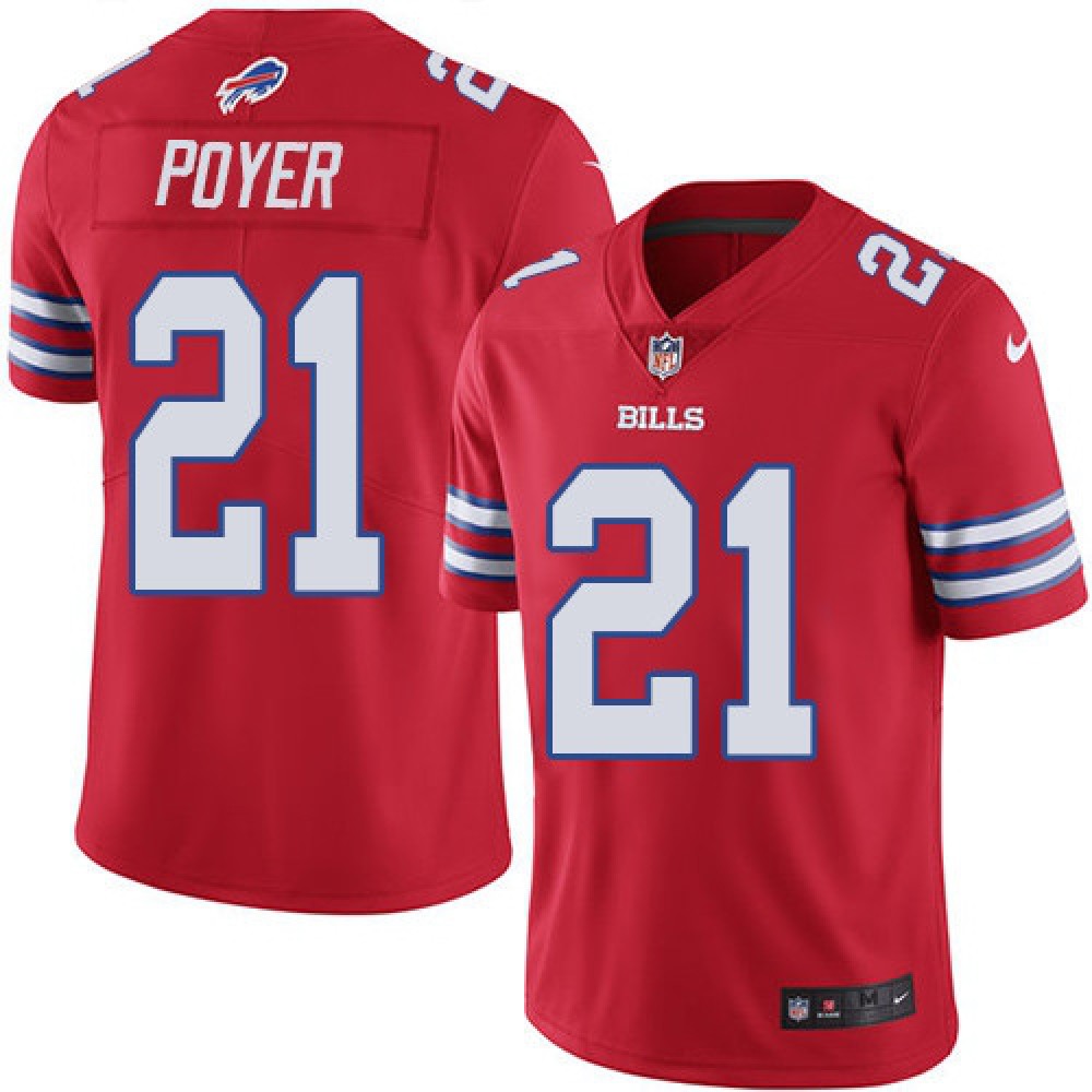 Buffalo Bills #21 Jordan Poyer Red Vapor Untouchable Limited Stitched NFL Jersey