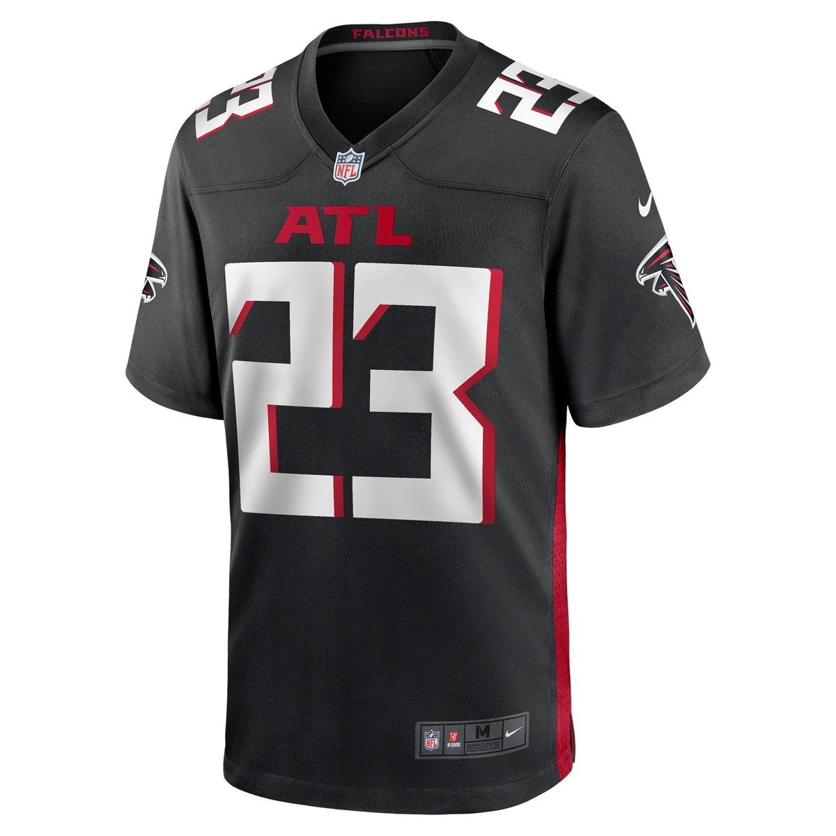 DeMarcco Hellams Atlanta Falcons Nike Team Game Jersey -  Black