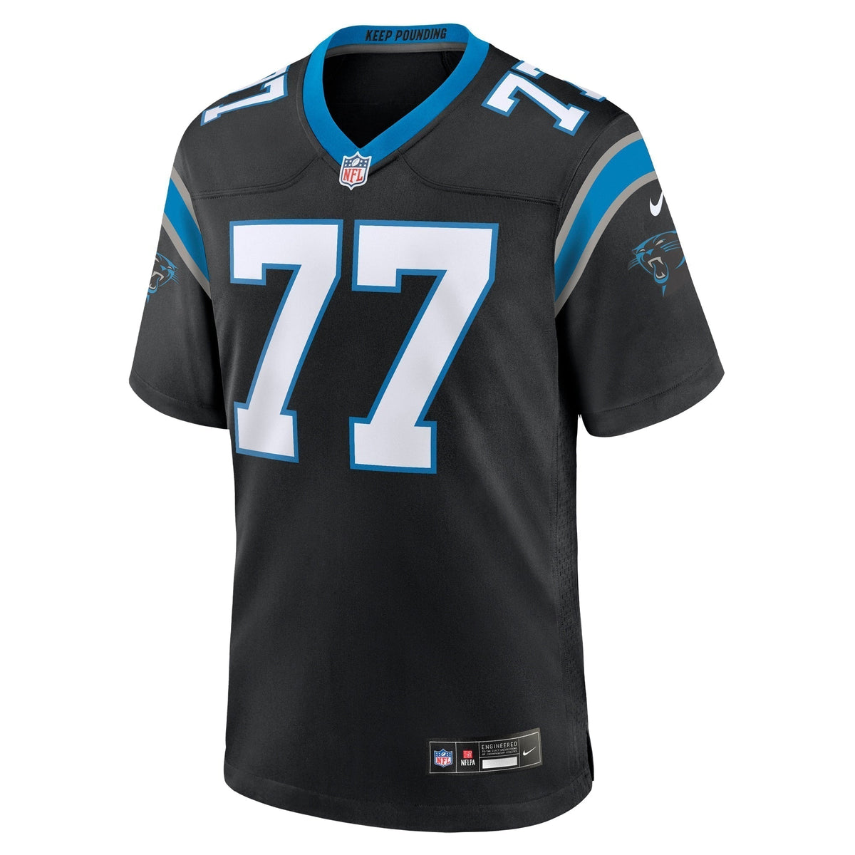 Deonte Brown Carolina Panthers Nike Team Game Jersey - Black